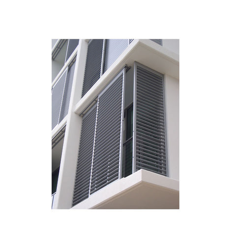 China WDMA aluminium bathroom window designs Aluminum louver Window 