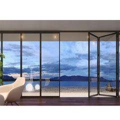 China WDMA Aluminium Soundproof Balcony Bifold Door