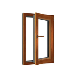 China WDMA Aluminum Cladding Wood Window Pivoting Window Round Window Circle Window