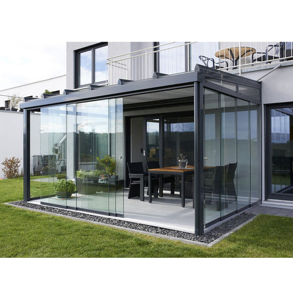 WDMA Aluminum Prefabricated Conservatory Glass House For Sell