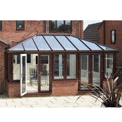 China WDMA garden glass house Aluminum Sunroom 