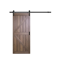 China WDMA wood barn door Wooden doors 