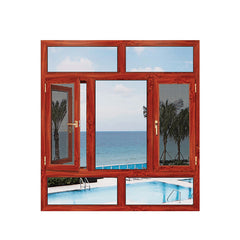 China WDMA Apartment Window Arch Design Double Glass Aluminium French Bay Door Window Price