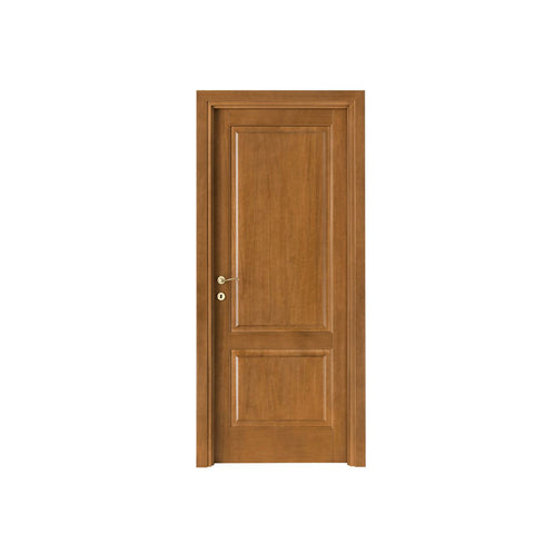 China WDMA wood veneer main door design Wooden doors 