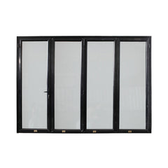 WDMA China Market Australia Standard Aluminum Glass Accordion Doors