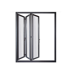 China WDMA China Supplier Impact Resistance Aluminium Wind Proof Exterior Accordion Bifold Doors