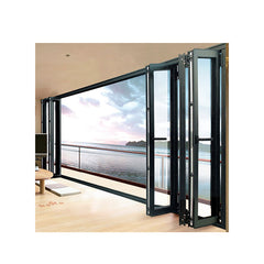 China WDMA aluminum bifolding doors Aluminum Folding Doors 