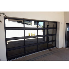 WDMA Commercial Balcony Large Glass Aluminium Front Main Louver Entrance Entry Door Garage