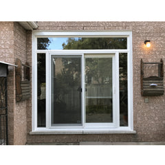 WDMA aluminum sliding window with transom window Aluminum Sliding Window 