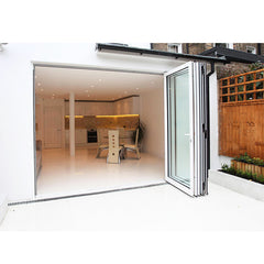 WDMA Frameless Folding Glass Door