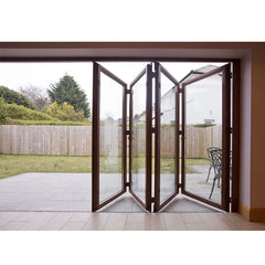 China WDMA Frameless Folding Glass Door