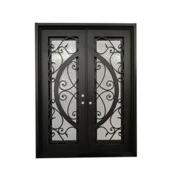 WDMA double door iron gates elegant iron door 