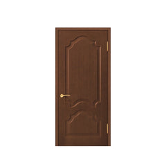 China WDMA Exterior Paint Double Solid Nyatoh Merpauh Finger Joint Wood Framed Front Pocket Fire Resistant Door With Beveled Glass For Home