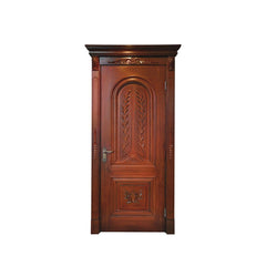 China WDMA Factory Price Fashional Internal Modern Wood Double Door Designs