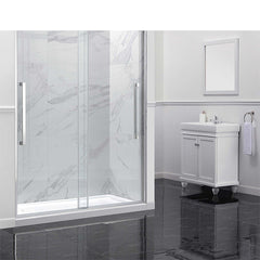 China WDMA frameless bathroom tempered glass shower door Shower door room cabin 