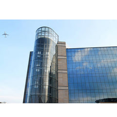 China WDMA curved glass curtain wall Aluminium Curtain Wall 