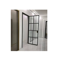 China WDMA Aluminum Frame Glass Swing Door