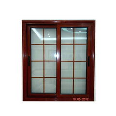 WDMA brown glass window Aluminum Sliding Window 