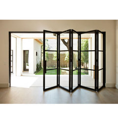 WDMA Grey Aluminium Bifold Doors