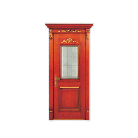 China WDMA luxury double wooden door Wooden doors 