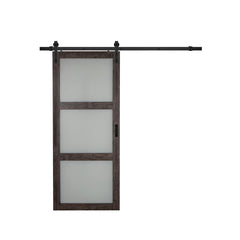 China WDMA Hotel Sliding Barn Door Beveled Mirror Inlay Mdf Hanging Door