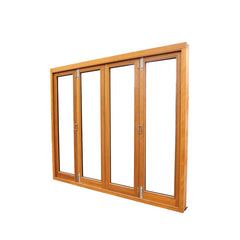 China WDMA bifold door Wooden doors 