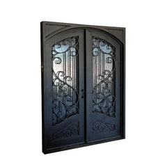 WDMA iron folding door Steel Door Wrought Iron Door 