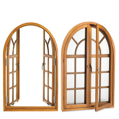 WDMA Grill Wooden Windows Aluminum