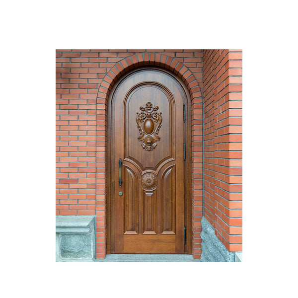 WDMA Luxury Interior Wooden Single Door Flower Designs Italian