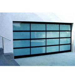 WDMA Modern Aluminum Stacking Frosted Glass Garage Door Motor Prices