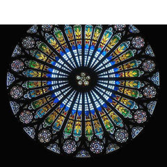 China WDMA Myanmar Aluminium Large Glass Church Window Gothic Design With Transom