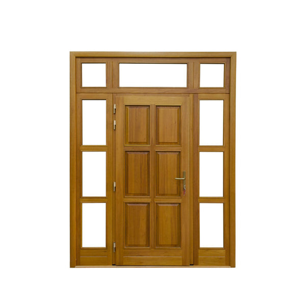 WDMA New Design Teak Wood Double Door