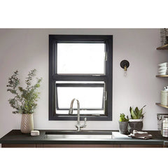 China WDMA aluminum tilt out window bottom hung window puertana factory