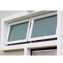 WDMA tempered single glass awning window Aluminum Awning Window 