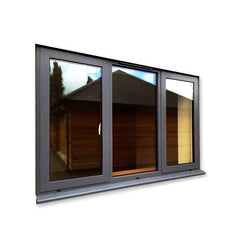 China WDMA Wood Texture Aluminum Window