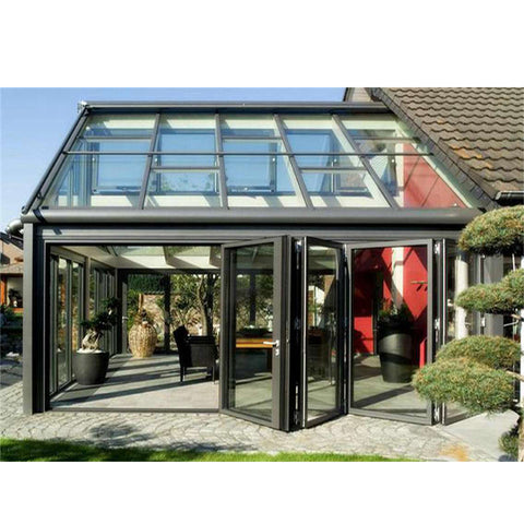 China WDMA glass conservatory Aluminum Sunroom 