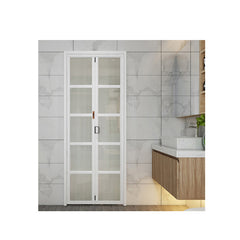 China WDMA folding door toilet Aluminum Folding Doors 