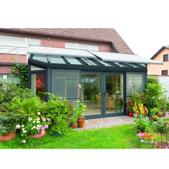 China WDMA Simple Design Aluminium Glass House Garden Room For Home