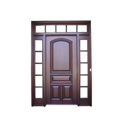 China WDMA main door wood carving design Wooden doors 