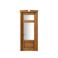 China WDMA Teak Wood French Door Main Double Door Designs Catalogue
