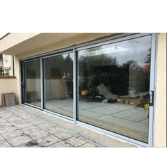 WDMA three panel sliding glass door Aluminum Sliding Doors 