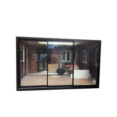 WDMA Sliding Door With Blinds Between Glass