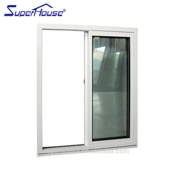 weather proof double glass standard size upvc sliding windows with America csa nfrc dade standard on China WDMA