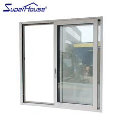 weather proof double glass standard size upvc sliding windows with America csa nfrc dade standard on China WDMA