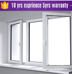 white vinyl outswing casement windows america style pvc/upvc window for sale on China WDMA