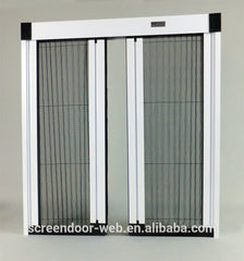 wholesale aluminum retractable mesh plisse insect screen door on China WDMA