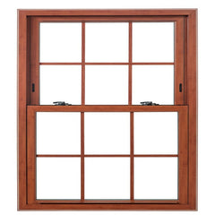 wood grain single hung window custom double hung windows from China on China WDMA