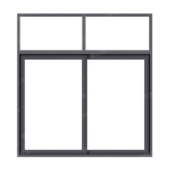 wooden grain frame aluminum sliding window built in blinds on China WDMA